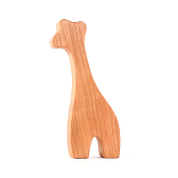 Giraffe Wood Rattle by Smiling Tree Toys